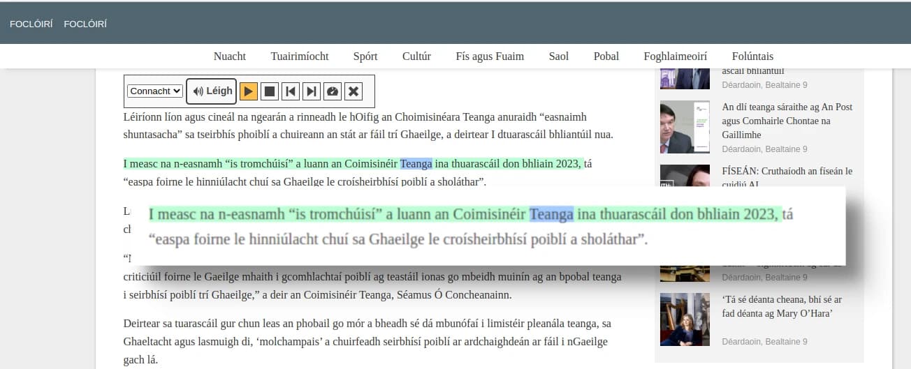 Léitheoir Gréasáin