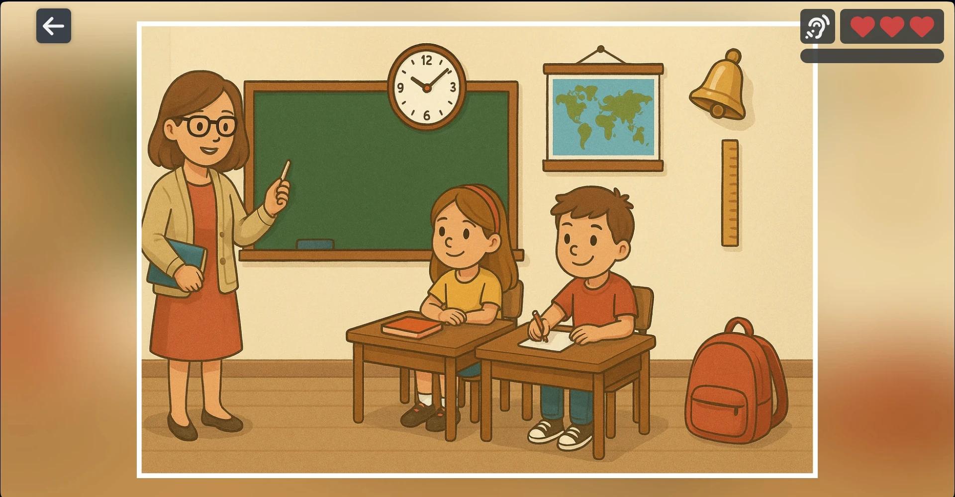 Timpeallacht stór focal idirghníomhach Céim 3